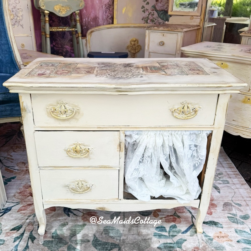 Read! For Sale! Storybook Cottage Dresser| Whimsical!  Socials @SeaMaidscottage